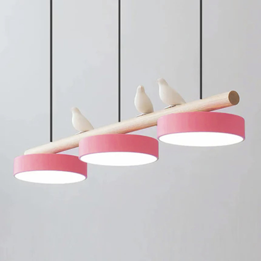 Bird Motif Nature Inspired Pendant Light for Living Rooms